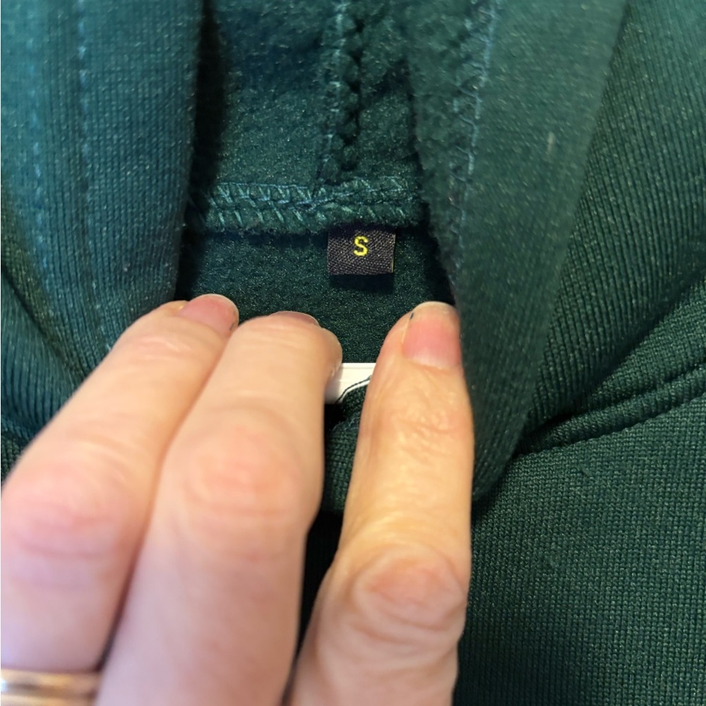Turtle Protect Local Green Hoodie Small Trending - Picture 4 of 5